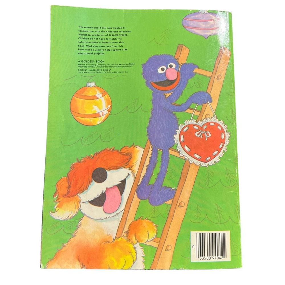 Vintage The Sesame Street golden Coloring books Set of 2‎ Farm and Christmas Bks - Picture 5 of 10